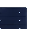 Navy with Light Blue (1476) 5-babyGap Legacy 3 Drawer Dresser with Interlocking Drawers