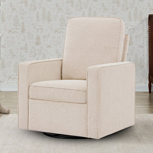 Almond (1542) 13-Noah Upholstered Swivel Glider