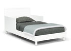 Bianca White (1650) 6-Dreamer Toddler Bed (Choose from Dinosaur or Rainbow Headboard Stickers)