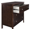 Walnut Espresso (1324) 14-Campbell 3 Drawer Dresser