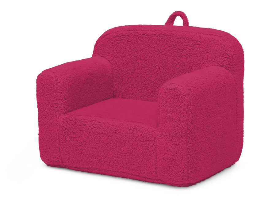 Hot Pink (1293) 27-Cozee Sherpa Chair for Kids
