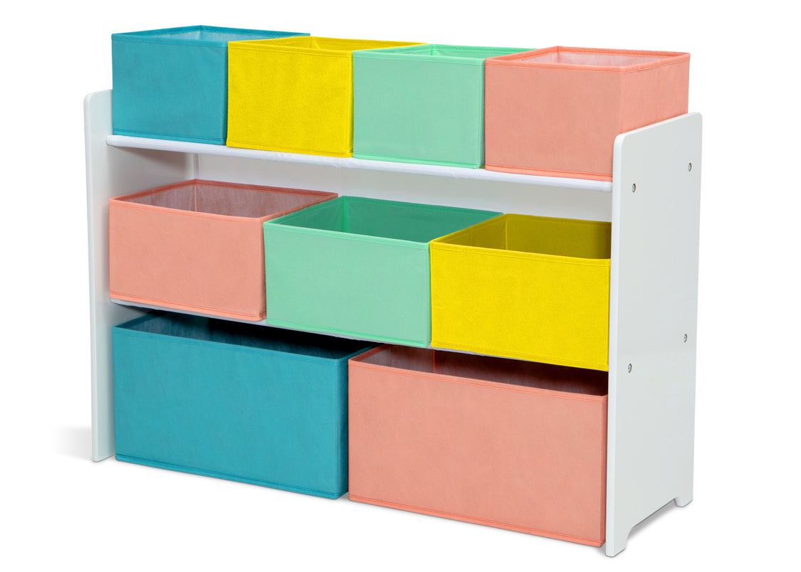 White with Blue/Orange/Pastel (1290)