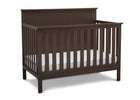 Textured Cocoa (1350) 16-Middleton 4-in-1 Convertible Baby Crib