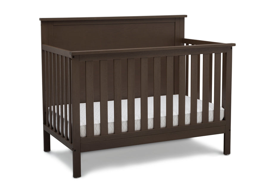 Textured Cocoa (1350) 16-Middleton 4-in-1 Convertible Baby Crib