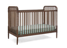 Teak Brown (1526) 41-Serena 4-in-1 Convertible Crib