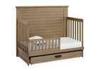 Rustic Acorn (1383) 4-Caden 6-in-1 Convertible Crib with Trundle Drawer