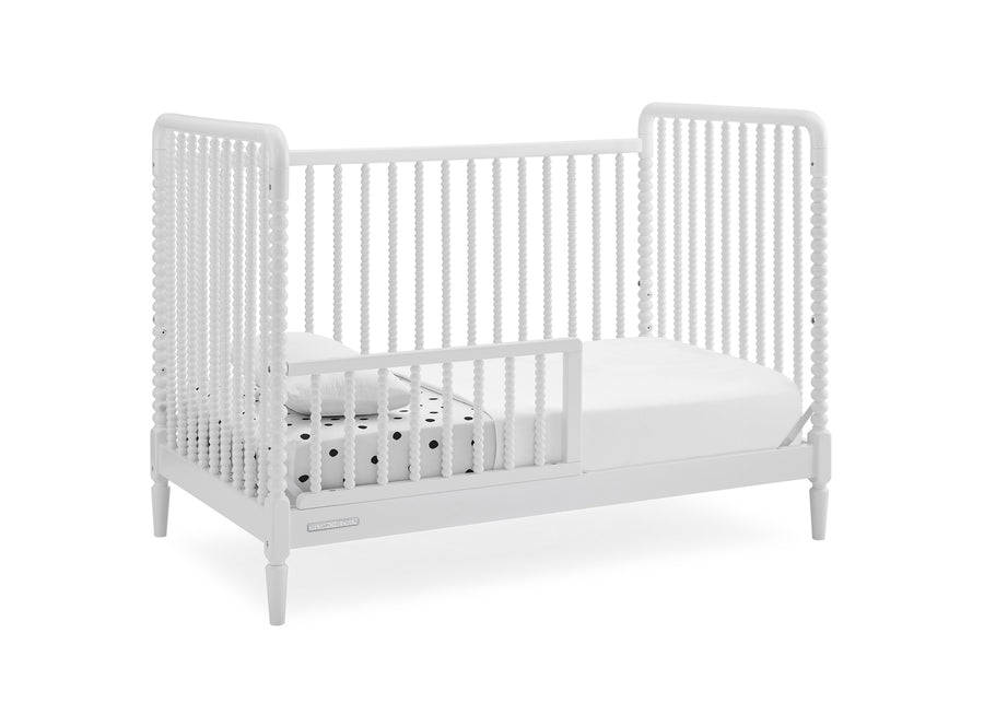 Bianca White (130) 10-Saint 4-in-1 Convertible Crib
