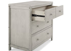 Rustic Mist (1373) 9-Cambridge 3 Drawer Dresser with Interlocking Drawers