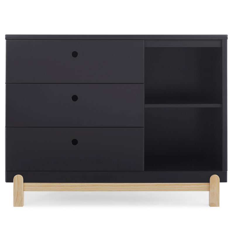 Poppy 3 Drawer Dresser with Cubbies