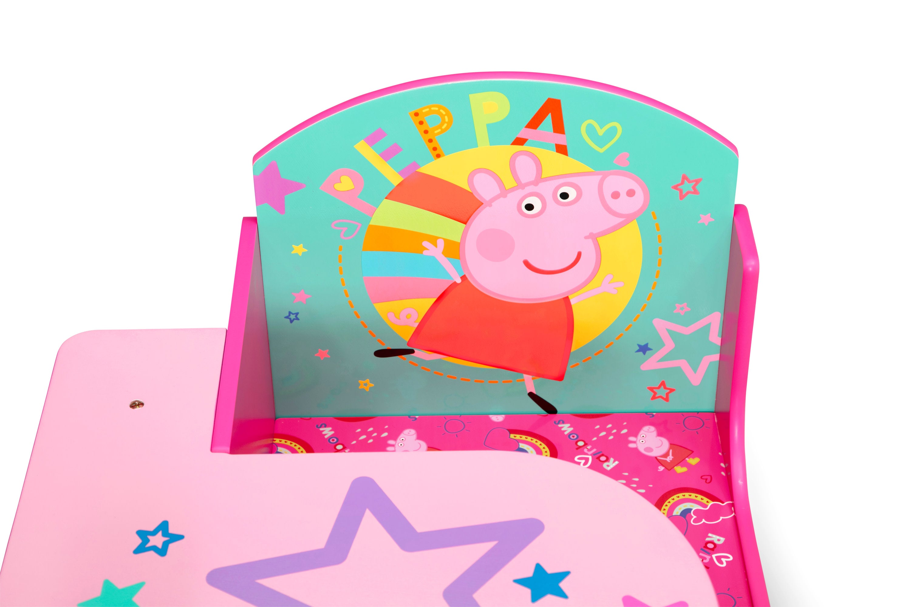 Peppa Pig Big Adventures Chair Desk with Storage Bin | Delta Children