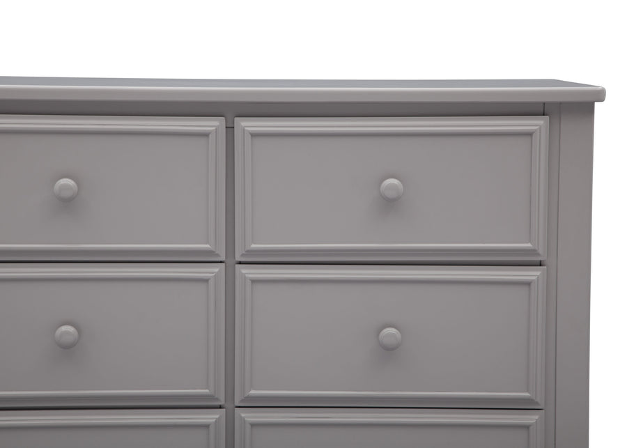 Grey (026) 15-Summit 6 Drawer Dresser with Interlocking Drawers