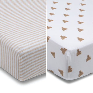  Tan Teddy Bears & Stripes (2407) 5