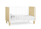 Natural with Bianca White (1512) 38-Sonny 4-in-1 Convertible Crib