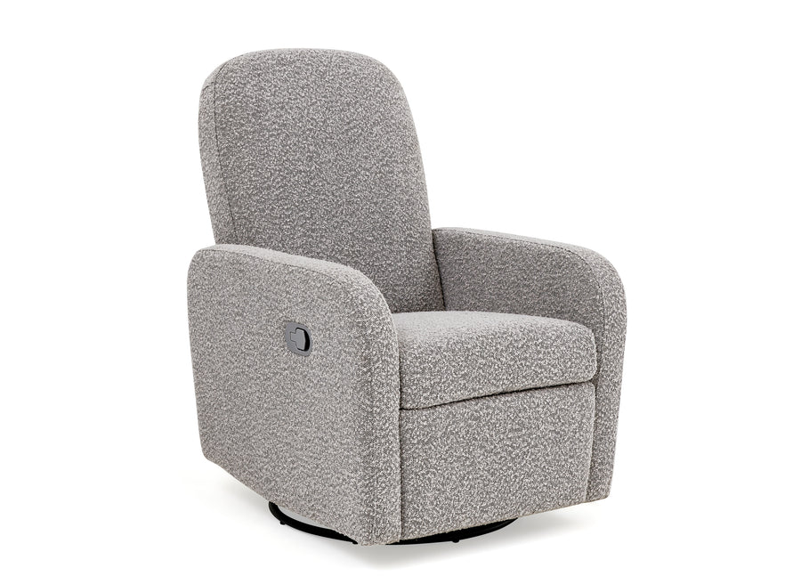 Grey (1557) 4-Teddy Nursery Swivel Recliner