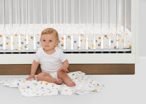 Space Exploration (3235) 0-Fitted Crib Sheets - 3 Pack