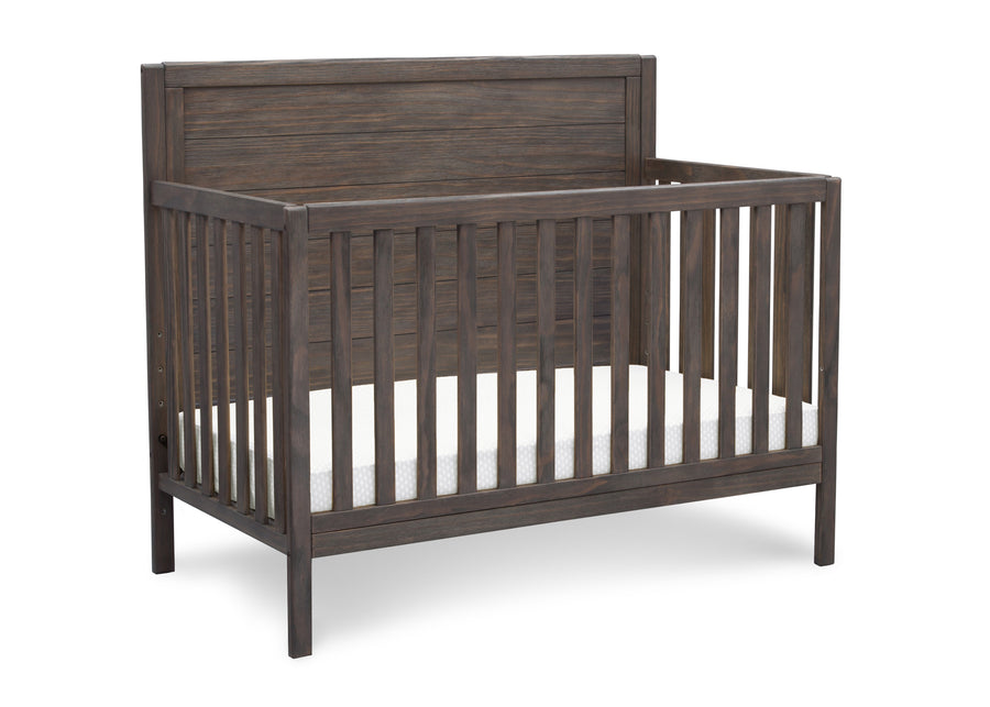 Rustic Grey (084) 12-Cambridge 4-in-1 Convertible Crib