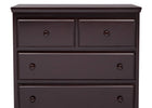 Dark Chocolate (207) 11-Emerson 3 Drawer Dresser with Changing Top and Interlocking Drawers