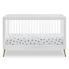 DCB: Bianca White with Melted Bronze (186) 16-Sloane 4-in-1 Acrylic Convertible Crib