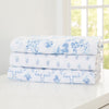 Blue Botanicals (3035) 6-100% Organic Cotton Fitted Crib Sheets - 3 Pack