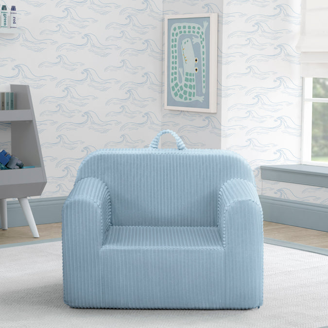 Blue (1670) 6-Cozee Corduroy Chair
