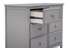 Grey (026) 14-Summit 6 Drawer Dresser with Interlocking Drawers
