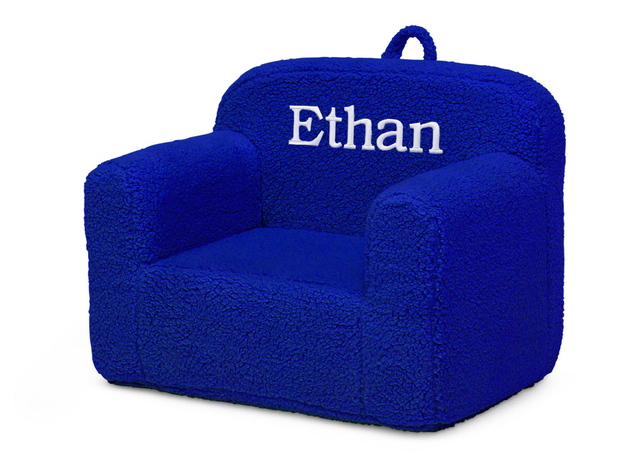 Royal Blue (1296) 32-Personalized Cozee Sherpa Chair for Kids