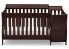 Black Cherry Espresso (607) 26-Bentley S Convertible Crib and Changer