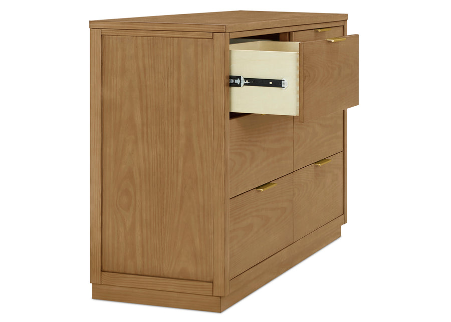 Acorn (755) 4-Forever 6 Drawer Dresser with Interlocking Drawers - Naturals Collection