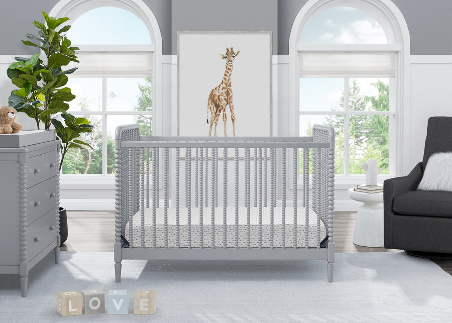 Grey (026) 1-Saint 4-in-1 Convertible Crib
