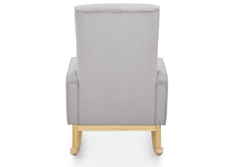 Cloud Grey with Natural (1435) 5-Drew Rocking Chair