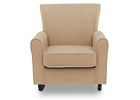 Beige armchair on a white background 13-Lancaster Rocking Chair featuring LiveSmart Fabric by Culp
