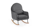 Stone Grey with Black & Natural (1420) 4-Ella Rocker with LiveSmart Evolve Fabric