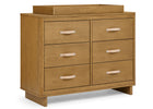 Acorn (755) 3-babyGap Skye 6 Drawer Dresser with Interlocking Drawers