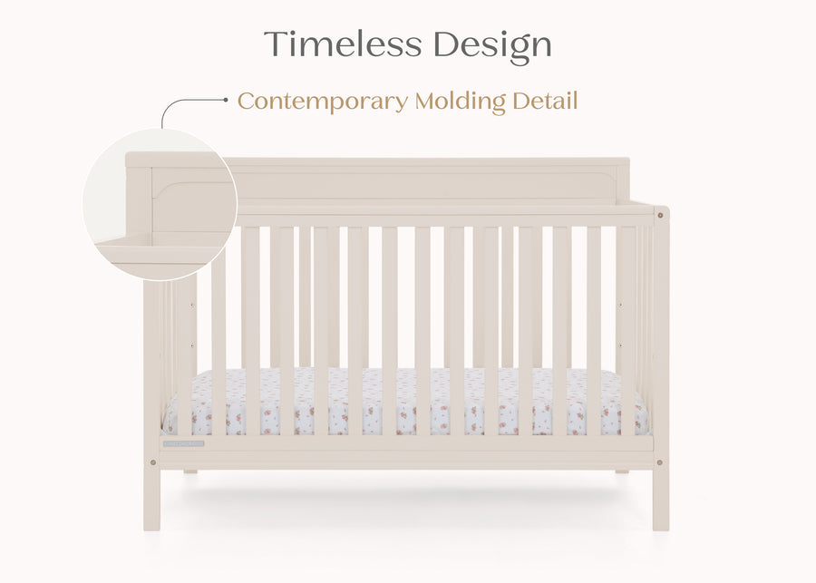 Soft Beige (1560) 6-Isabelle 6-in-1 Convertible Crib