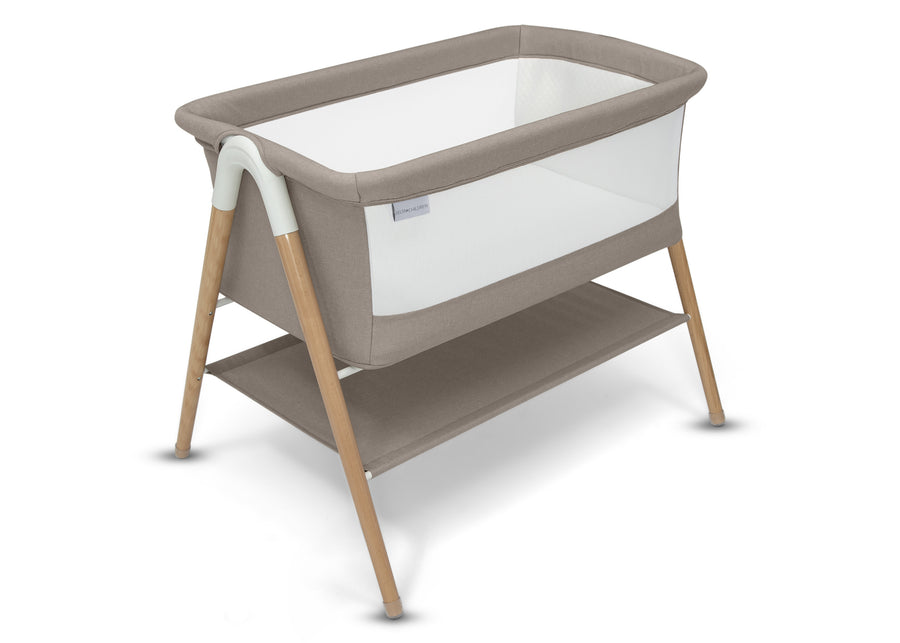 Tan (2470) 5-Bondi Beechwood By The Bed Bassinet