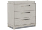 Rustic Mist (1373) 3-Rustic 3 Drawer Dresser with Interlocking Drawers