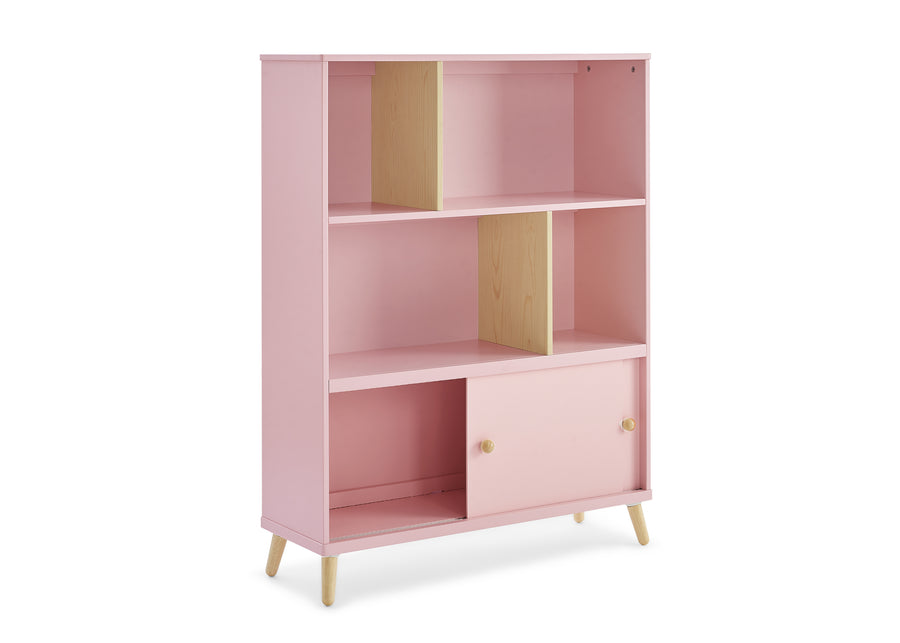 Blush Pink with Natural  (1380) 12-Hudson Bookcase