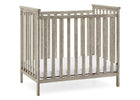 Textured Limestone (1340) 7-Middleton Mini Crib with 2.75-Inch Mattress
