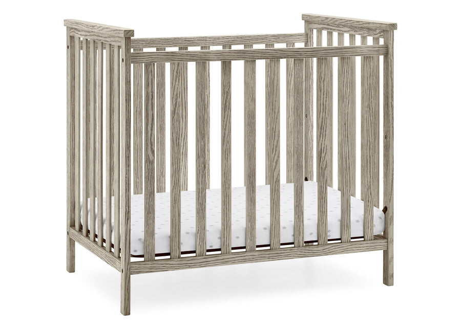 Textured Limestone (1340) 7-Middleton Mini Crib with 2.75-Inch Mattress