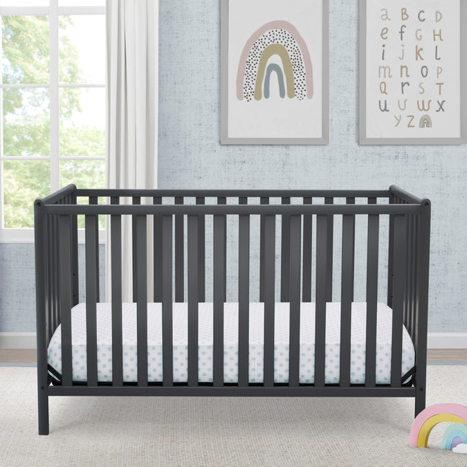 Charcoal Grey (029) 26-Heartland 4-in-1 Convertible Crib