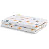 DCB: Space Exploration (3235) 12-100% Cotton Flannel Baby Receiving Blankets - 2 Pack