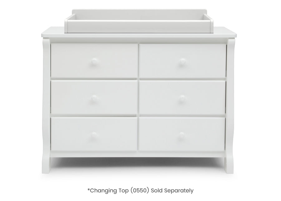 Canton / Eclipse 6 Drawer Dresser with Interlocking Drawers 12-Canton / Eclipse 6 Drawer Dresser with Interlocking Drawers