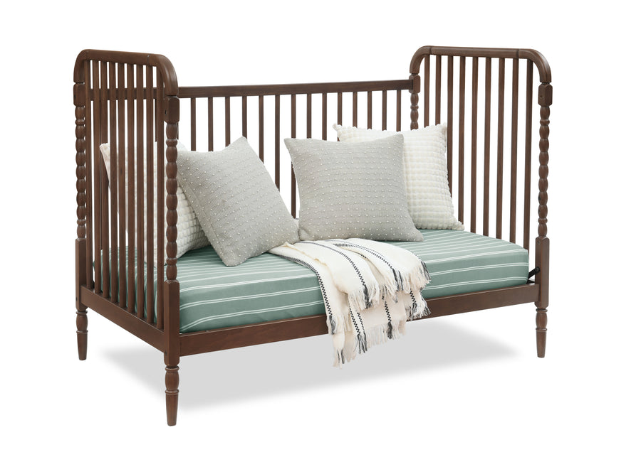 Teak Brown (1526) 44-Serena 4-in-1 Convertible Crib