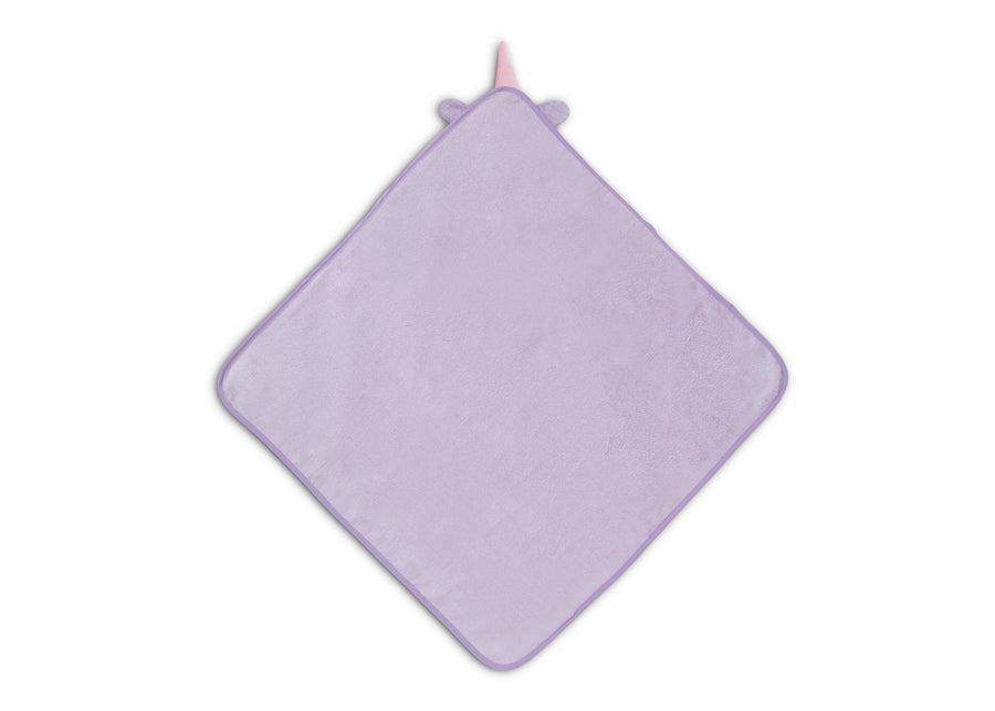 Light Purple Unicorn (1262) 4-Baby Hooded Bath Towel