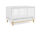 Bianca White with Natural (123) 10-Poppy 4-in-1 Convertible Crib