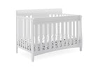 White crib on a white background 18-Richmond 6-in-1 Convertible Baby Crib