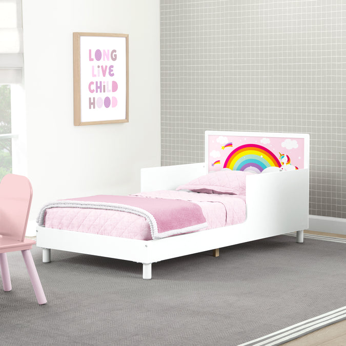 Dreamer Toddler Bed (Choose from Dinosaur or Rainbow Headboard Stickers) 8-Dreamer Toddler Bed (Choose from Dinosaur or Rainbow Headboard Stickers)