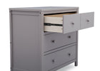 Grey (026) 9-3 Drawer Dresser with Interlocking Drawers