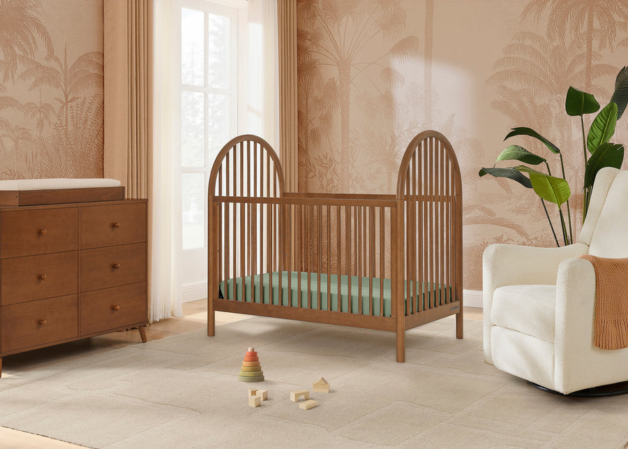 Chestnut (836) 14-Cannon 4-in-1 Convertible Crib