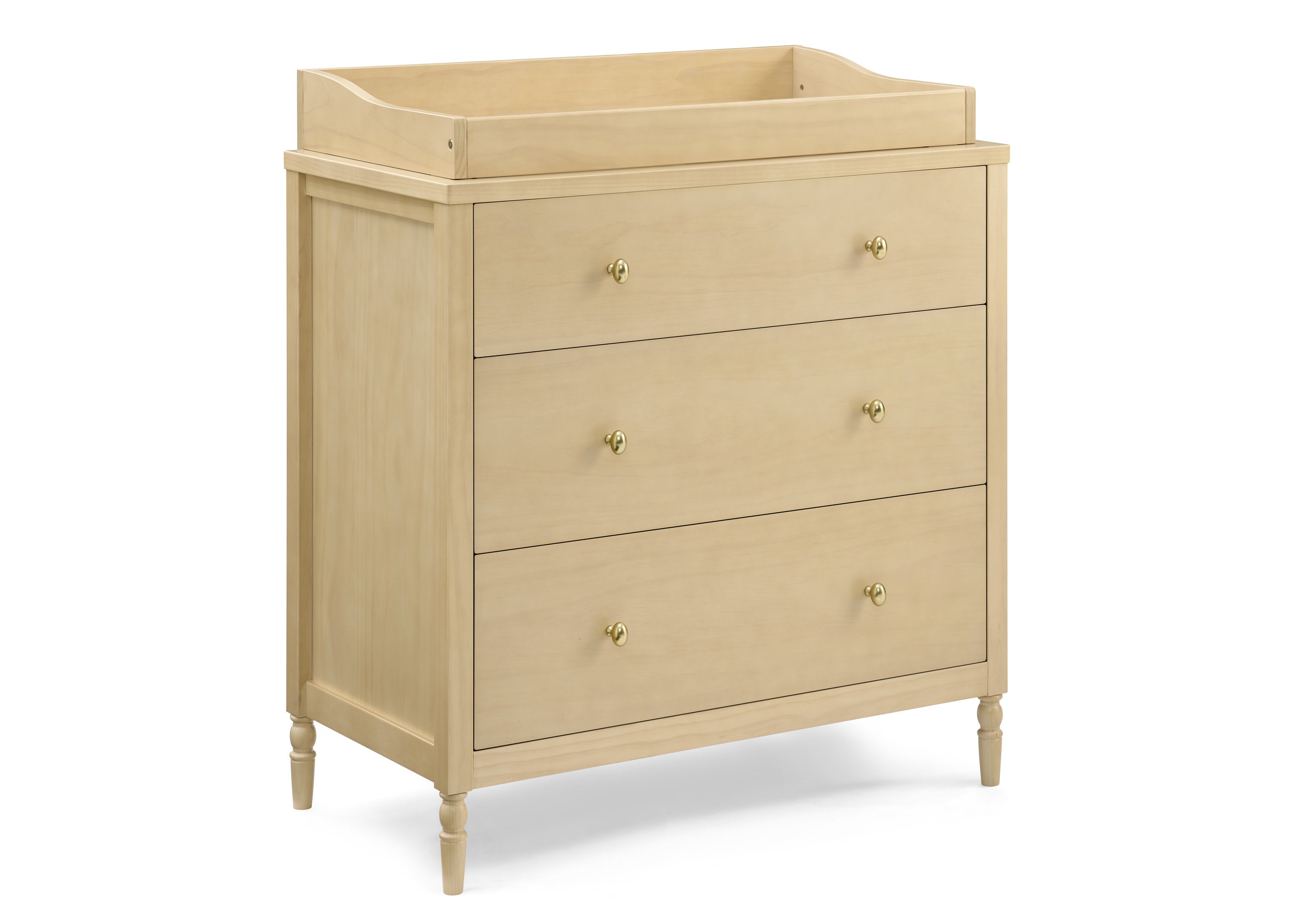 Serena 3 Drawer Dresser with Changing Top and Interlocking